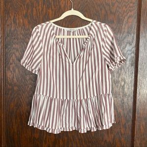 Madewell Peplum Blouse